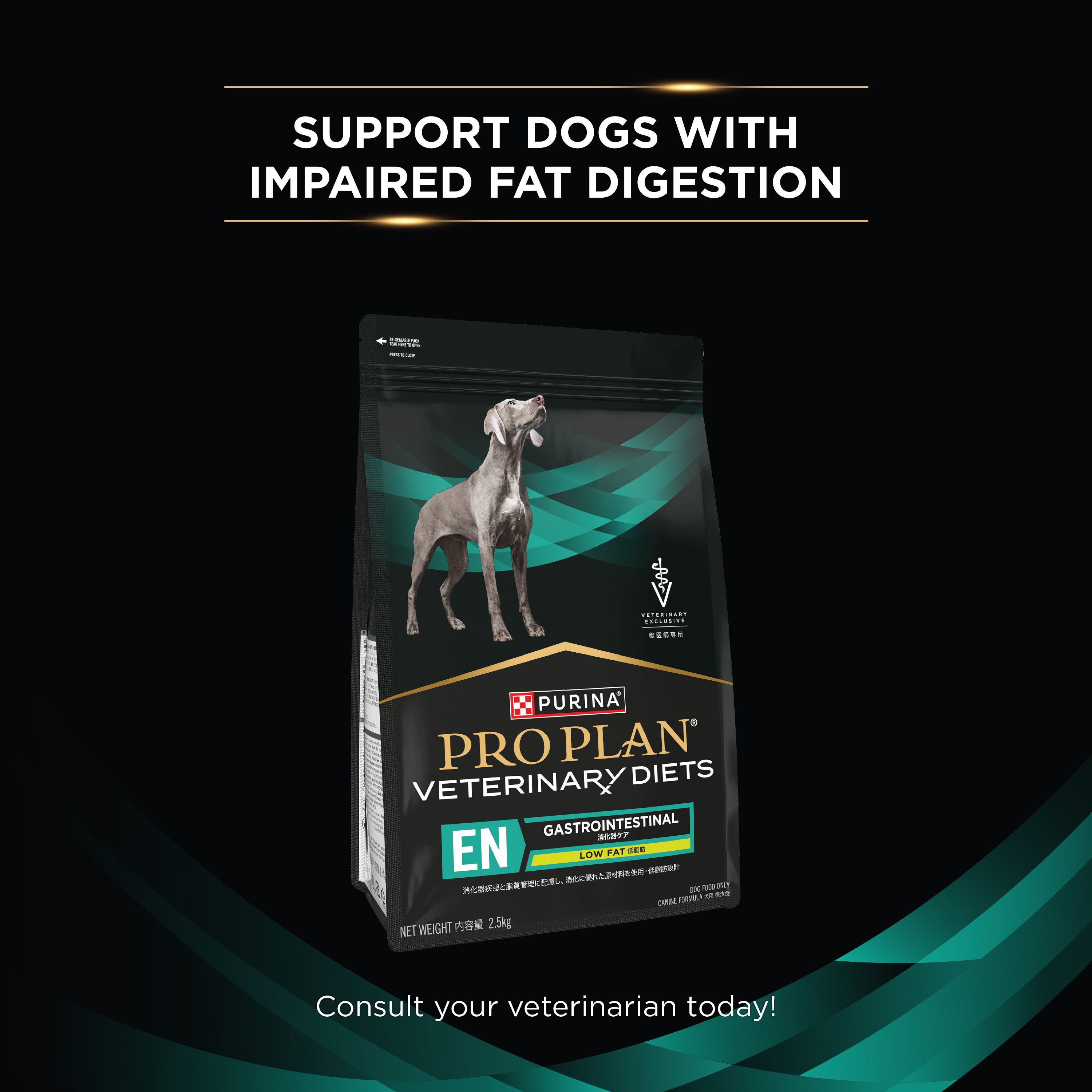 PRO PLAN® VETERINARY DIETS GASTROINTESTINAL LOW-FAT | Purina Singapore
